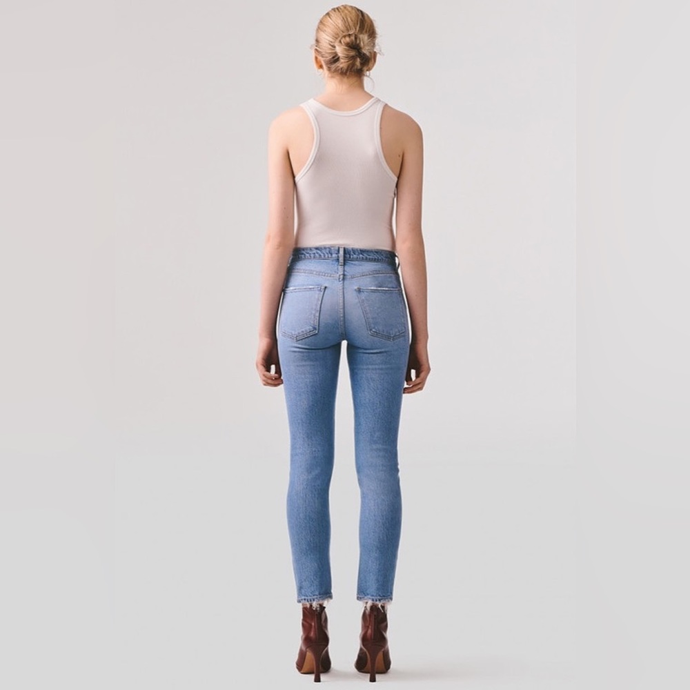 Agolde Toni Straight Leg Jean in Swerve - Picture 3 of 9